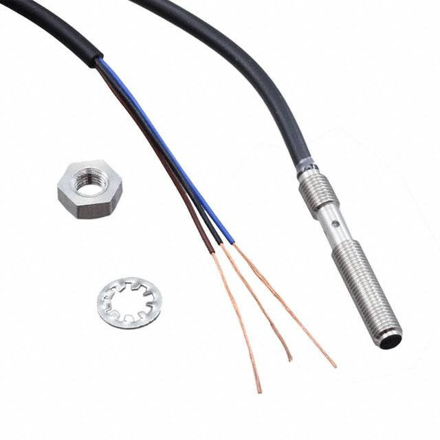 E2E-S04SR8-WC-C1 2M, Inductive Barrel-Style Proximity Sensor, M4 x 0.5, 0.8 mm Detection, NPN Output, 10 30 V dc, IP67 E2E-S04SR8-WC-C1 2M, Inductive Barrel-Style Proximity Sensor, M4 x 0.5, 0.8 mm Detection, NPN Output, 10 30 V dc, IP67