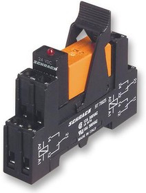 4-1415073-1, Power Relay 24VDC 16A SPDT(77x15.8x69)mm Socket