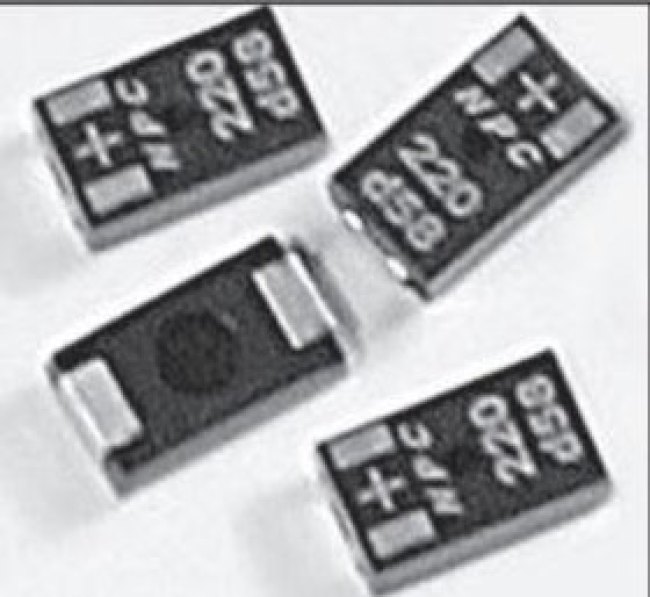 NPC331M2D6YATRF, Cap Aluminum Polymer 330uF 2VDC 20% (7.3 X 4.3 X 1.9mm) SMD 0.006 Ohm 7500mA 2000h