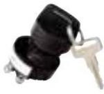 84830-07, Keylock Switches DPDT 20A @ 12VDC 3 POSITION FLAT KEY