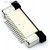 Разъем FPC Half Coverage Top Contact 0.5K-BS-16PWB 16 pin высота 2мм шаг 0,5мм