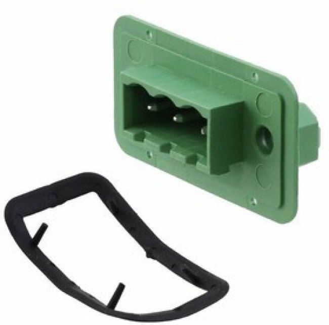 1899142, Pluggable Terminal Blocks 3 Pos 5.08mm pitch Feed Through Header