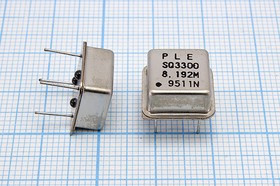 Кварцевый генератор 8.192МГц 5В, HCMOS в корпусе HALF=DIL8, гк 8192 \\HALF\CM\5В\SQ3300\PLE
