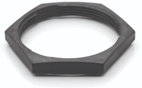 AHDP18-PN01, Black Panel Nut, Shell Size 18 for use with Rear Mounting Housing AHDP18-PN01, Black Panel Nut, Shell Size 18 for use with Rear Mounting Housing