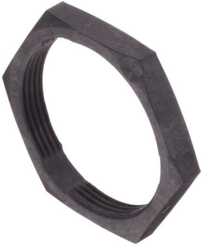 AHDP18-PN01, Black Panel Nut, Shell Size 18 for use with Rear Mounting Housing AHDP18-PN01, Black Panel Nut, Shell Size 18 for use with Rear Mounting Housing