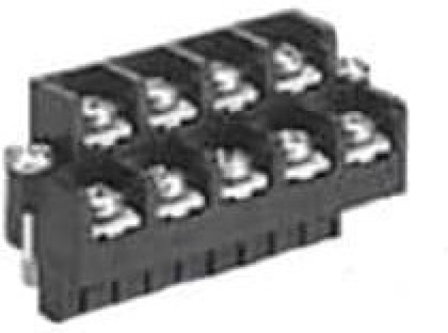 FXPT09200E, Barrier Terminal Blocks FLEXIPLUG W/EARS 5.08MM 9POS BLACK