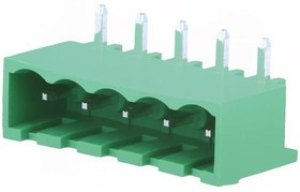 2EDGRC-5.0-05P-14-00A(H), (2EDGRC-5.0-05P-14-00ZH), Разъемный клеммный блок на плату, 5 контактов. Серия 2EDGRC-5.0