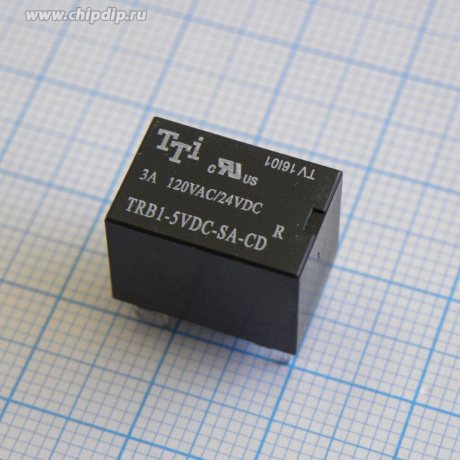 TRB1-5VDC-SA-CD-R, реле 5V/3A 24VDC