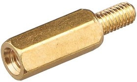 PCHSN-12, Стойка для печатных плат, шестигр., латунь, М3, 12мм