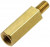 PCHSN-12, Стойка для печатных плат, шестигр., латунь, М3, 12мм