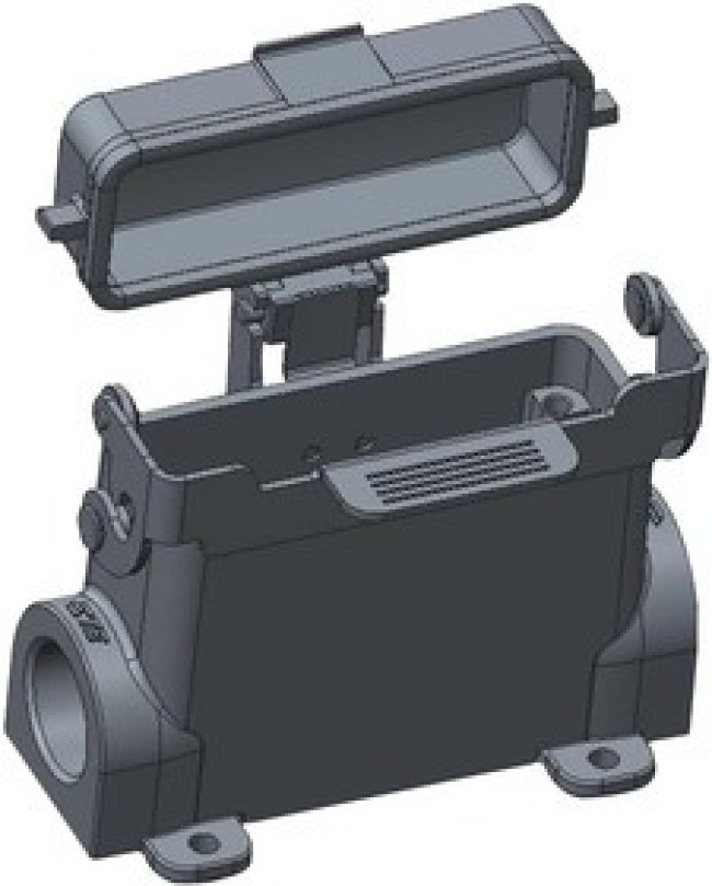 T1629163125-000, HEAVY DUTY CONN, 1 LEVER, SIZE H16A