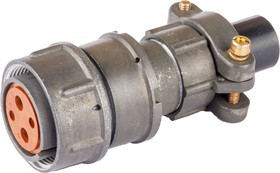 2РМТ22КПН4Г3В1В, Розетка на кабель с прямым патрубком для неэкранированного кабеля