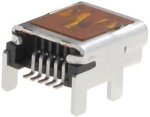 54819-0589, USB Connectors USB Mini-B Recept On-The-Go Rt.Angle 54819-0589, USB Connectors USB Mini-B Recept On-The-Go Rt.Angle