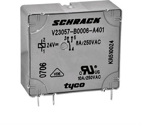 6-1393215-7, Power Relay 12VDC 5A SPDT(28mm 10.4mm 25.1mm) THT