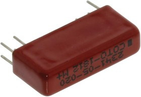 2341-05-020, Герконовое реле, SPDT, 5 В DC, Сквозное Отверстие, 230 Ом, 500 мА