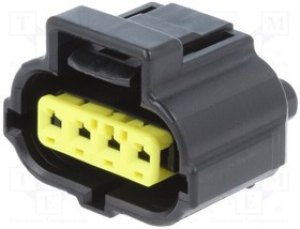 184046-1, Automotive Connectors 4POS PLUG ASY, KEY A 184046-1, Automotive Connectors 4POS PLUG ASY, KEY A