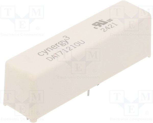 DAT71210U, Реле: герконовое; SPST-NO; Uобмотки: 12ВDC; 3А; макс.7кВDC; Серия: D DAT71210U, Реле: герконовое; SPST-NO; Uобмотки: 12ВDC; 3А; макс.7кВDC; Серия: D