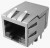 6339160-1, Conn RJ-45 F 8 POS 1.02mm Solder RA SMD 8 Terminal 1 Port Cat 5 T/R