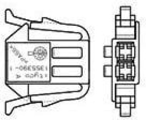 1355390-1, Automotive Connectors JUN-POW-TIM GEH 2P