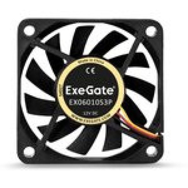 Exegate EX253944RUS Вентилятор ExeGate Mirage-S 60x60x10 подшипник скольжения, 3500 RPM, 26dB, 3pin