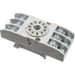 GZU11-01, Цоколь к реле R15 3 перекл. контакта на рейку DIN35