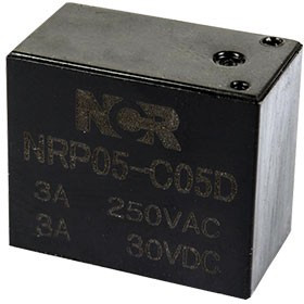 NRP05E-C05D, Реле для печатного монтажа, 5 VDc, 0.45W, аналог для 9-1440003-7
