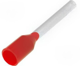 H1,0/18D R, Наконечник: втулка, изолированный, медь, Изоляция: полипропилен