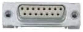 173109-0062, D-Sub Standard Connectors 15 POS.PLUG RT./ANG. PCB MOUNT