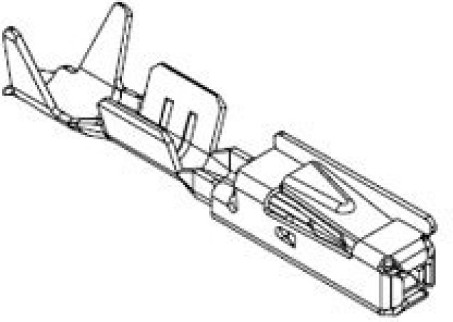 98658-1213, 98658, 98658 Cable Mount Female Crimp Terminal
