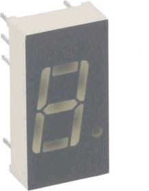 SA04-11GWA, Индикатор 10.16мм, 7х1 зеленый ОА, 12мКд (OBSOLETE)