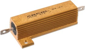 HS50-15RF, Резистор: проволочный, с радиатором, винтами, 15Ом, 50Вт, ±1%