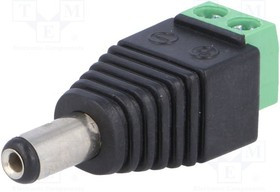 PC-2.1-TB, Переходник адаптер 5,5/2,1мм 5,5мм 2,1мм зажим под винт