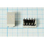 Светодиодный дисплей красный, 7 сегментов, 1 разряд, высота 7,6 мм, 1050 мкд, HDSP-7517,