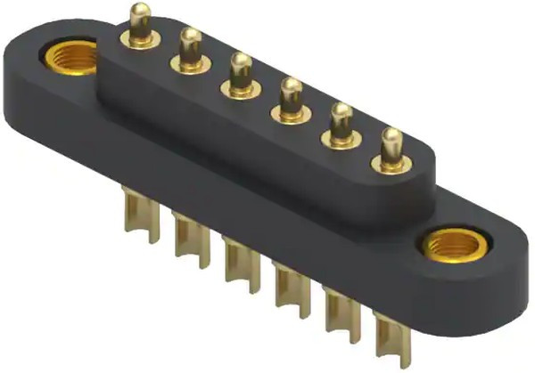 868-22-006-00-011101, Conn Pogo Pin Connector HDR 6 POS 4mm Solder Cup ST Cable Mount Tube