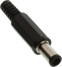 1636 04, Разъем Питания DC, Штекер, 2 А, 1 мм, 9.5 мм, Монтаж на Кабель, Пайка