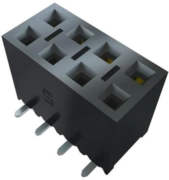 SSM-104-L-DV-P-TR, Headers &amp; Wire Housings Surface Mount PCB Socket Strips, .100" pitch