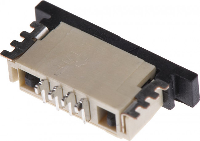 84953-4, Conn FPC Connector SKT 4 POS 1mm Solder RA SMD T/R 84953-4, Conn FPC Connector SKT 4 POS 1mm Solder RA SMD T/R