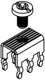 8197, Terminals 30A PC SCREW TERM