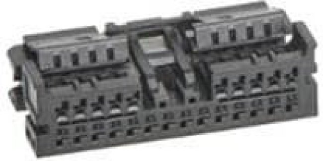 206523-0243, Automotive Connectors MINI50 GEN II 24CKT UNSLD RCPT DR POL C