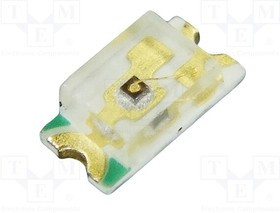 QBLP601-R, LED; SMD; 0603; red; 80?160mcd; 1.6x0.8x0.6mm; 140°; 1.6?2.5V; 20mA