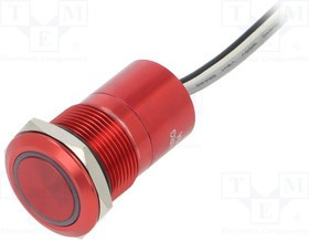 BG-MC19MCRRG, Переключатель: емкостный, Пол: 2, SPST-NC, 0,01A/12ВDC, IP68, 20мОм