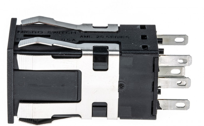 AML21CBA2AC, Pushbutton Switches 1Incandscnt Lmp DPDT SQ Momentry Actn