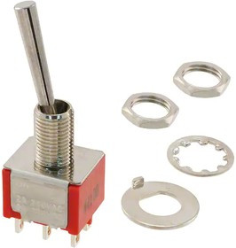 100DP1T4B1M1QEH, Toggle Switches DPDT ON-ON SLDR MNT 100DP1T4B1M1QEH, Toggle Switches DPDT ON-ON SLDR MNT