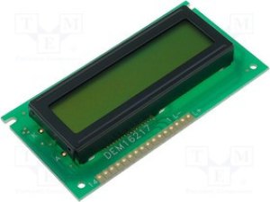 DEM16217SYH-LY, Знакосинтезирующий ЖК модуль 16х2 СИД DEM16217SYH-LY, Знакосинтезирующий ЖК модуль 16х2 СИД