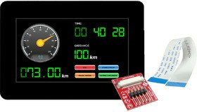 gen4-uLCD-43DCT-CLB, gen4-uLCD-43DCT-CLB TFT LCD Colour Display / Touch Screen, 4.3in, 480 x 272pixels