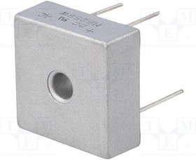 MB258W, Однофазный выпрямительный мост, Urmax 800В, If 25А, Ifsm 400А