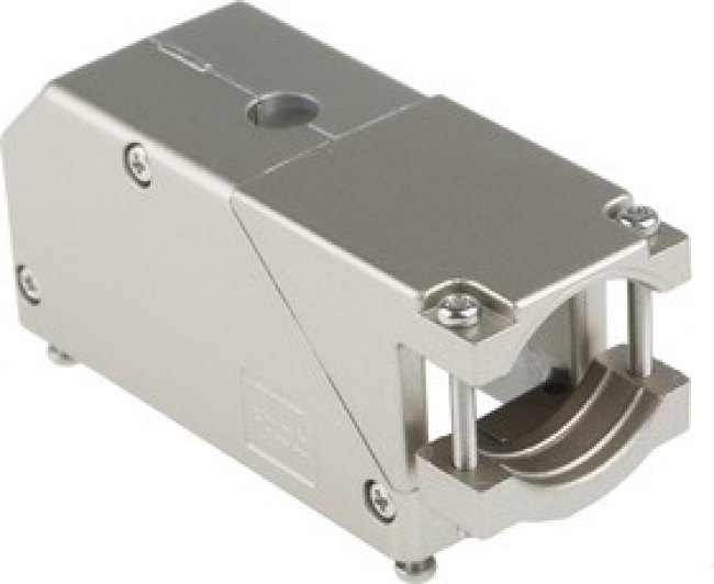 DL2, DL, DLM Series Aluminium Right Angle D Sub Backshell, 96 Way, Strain Relief DL2, DL, DLM Series Aluminium Right Angle D Sub Backshell, 96 Way, Strain Relief