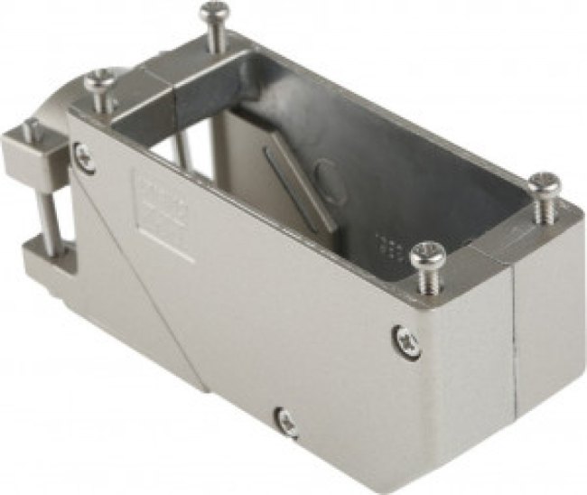 DL2, DL, DLM Series Aluminium Right Angle D Sub Backshell, 96 Way, Strain Relief DL2, DL, DLM Series Aluminium Right Angle D Sub Backshell, 96 Way, Strain Relief