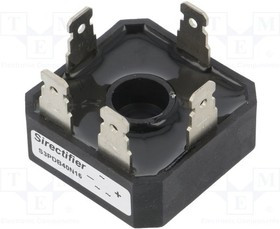 S3PDB40N16-SIR, Диодный мост: трехфазный, Urmax: 1,6кВ, If: 40А, Ifsm: 400А, THT