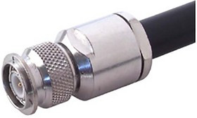 11_TNC-50-7-2/133_NE, 50 Straight Cable Mount, TNC Connector, Plug, Coaxial